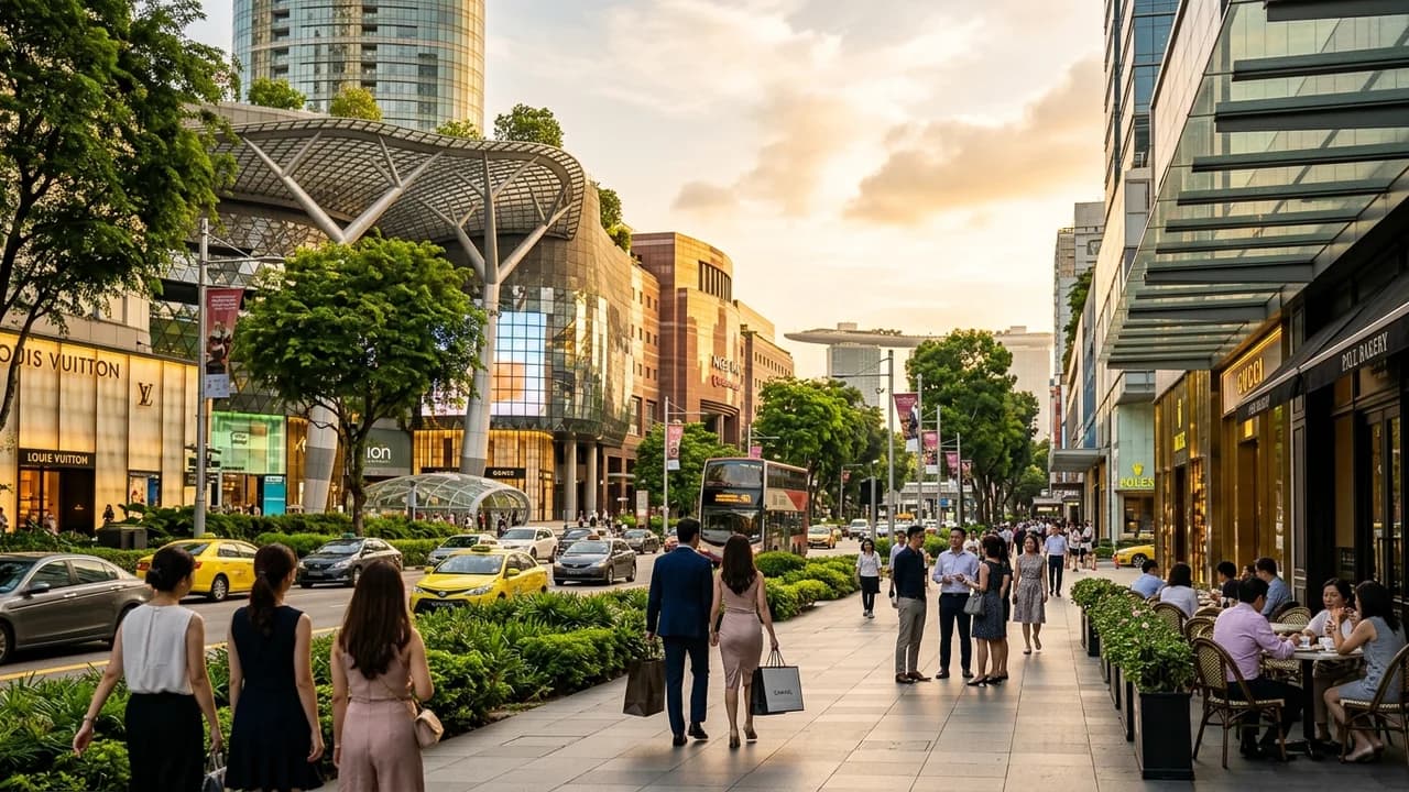Premium shopping and leisure district in Singapore