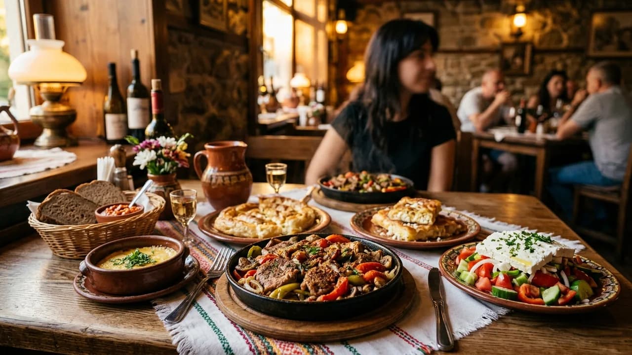 Authentic local cuisine dining experience in Sofia