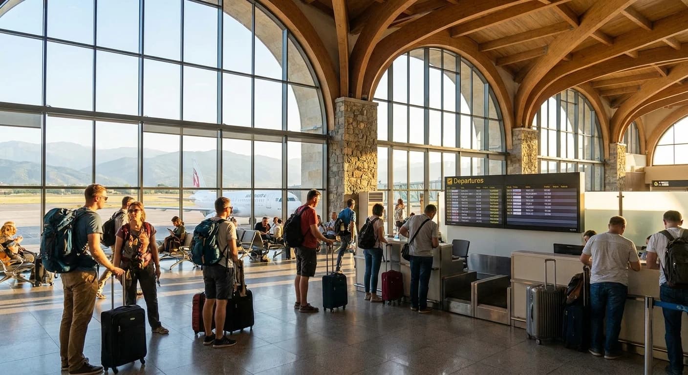 Terminal at Tbilisi International Airport