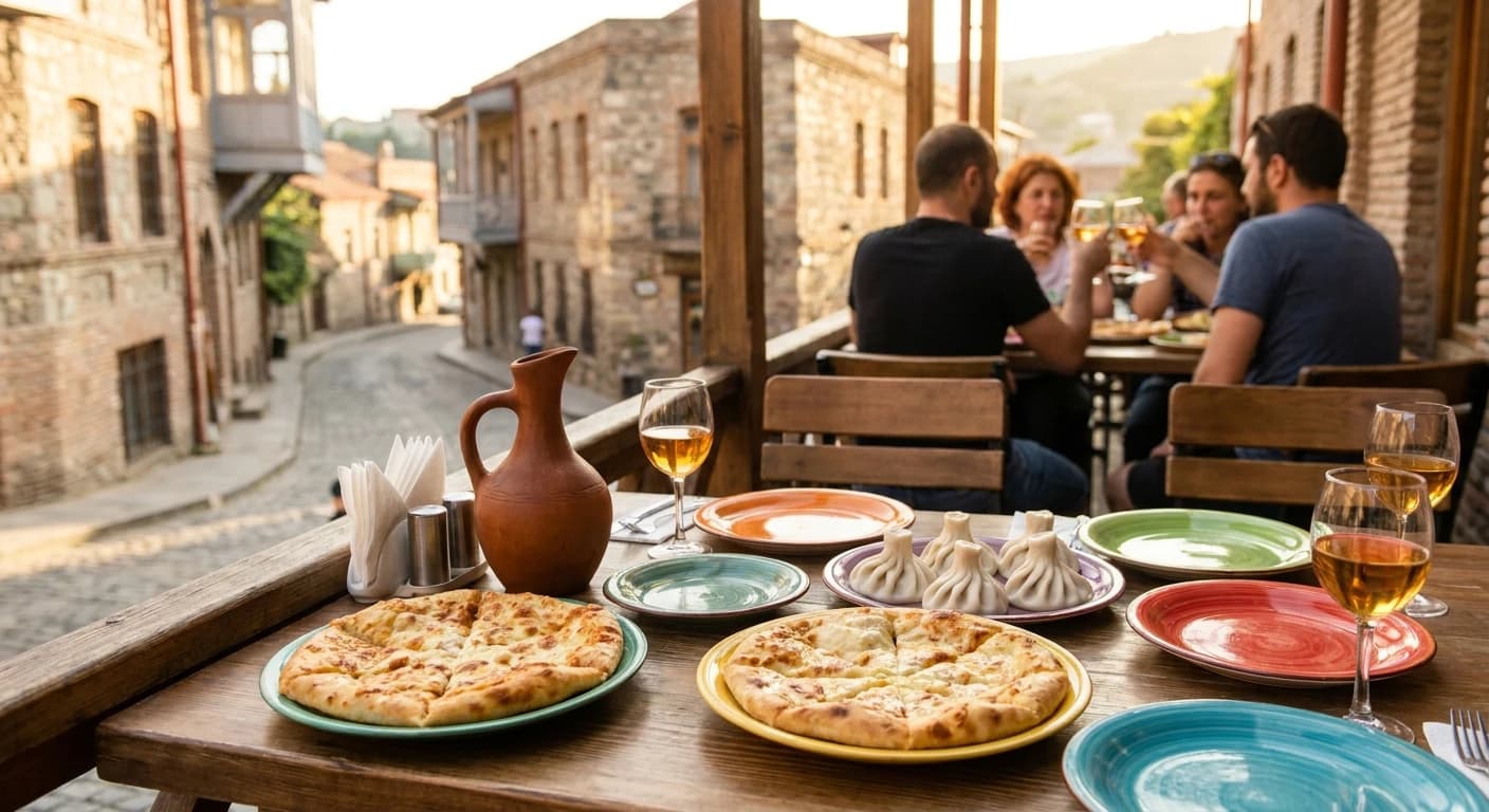 Georgian cuisine and wine culture in Tbilisi