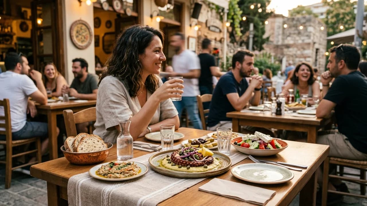 Authentic local cuisine dining experience in Thessaloniki