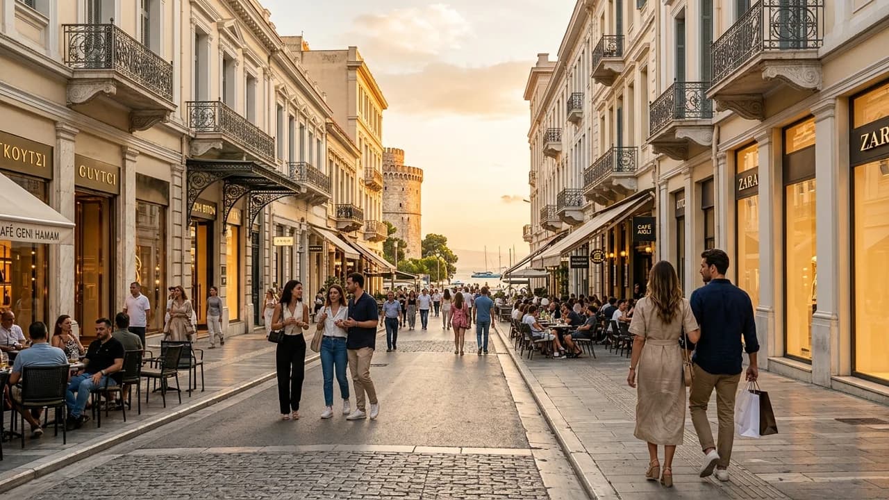 Premium shopping and leisure district in Thessaloniki