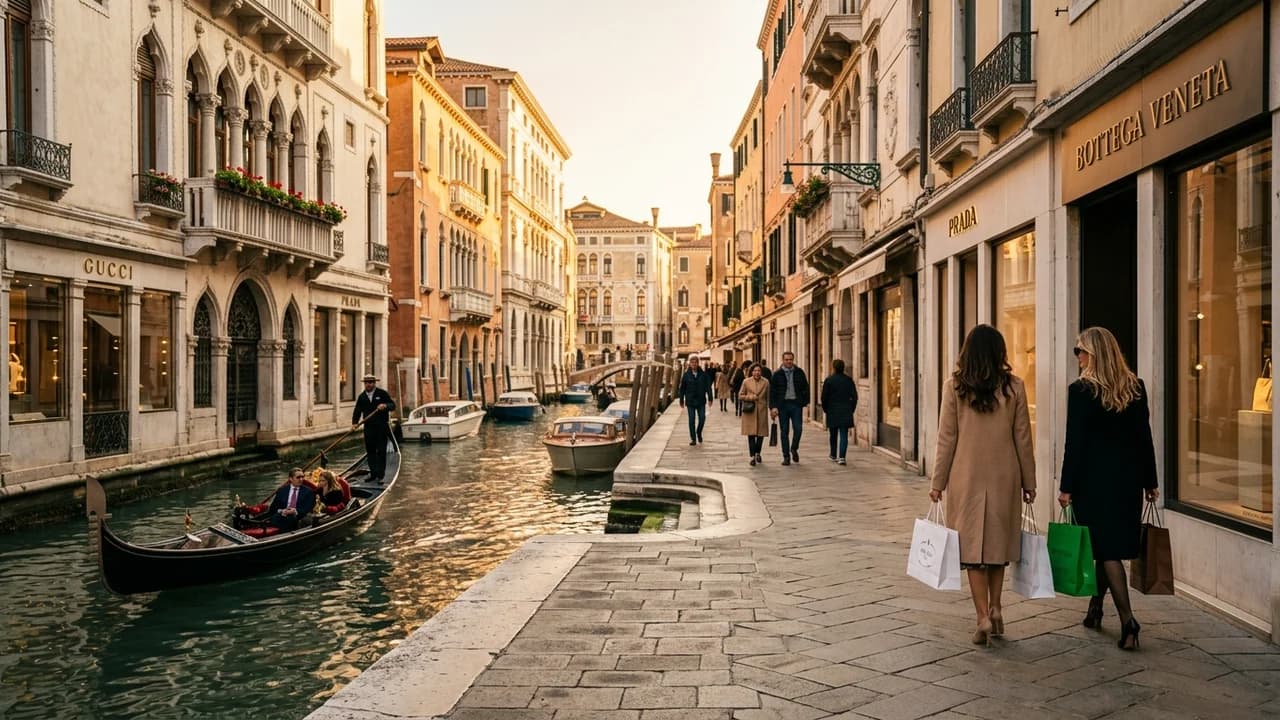 Premium shopping and leisure district in Venice