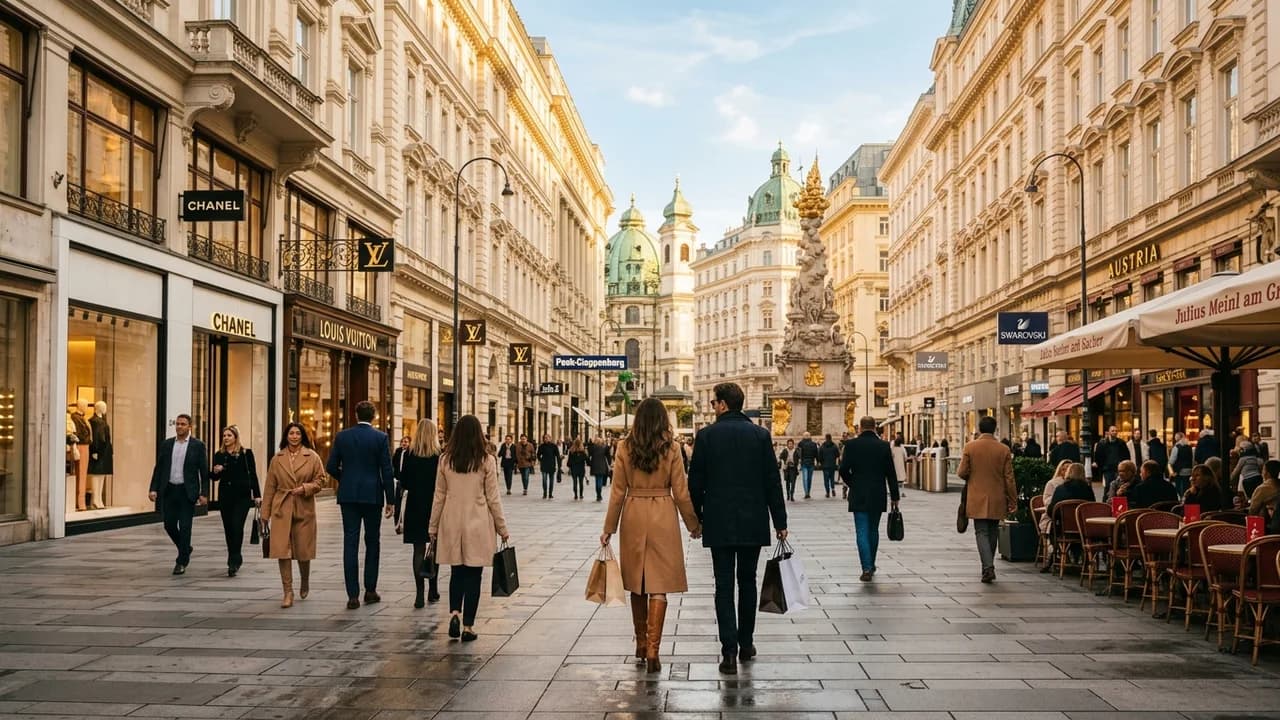 Premium shopping and leisure district in Vienna