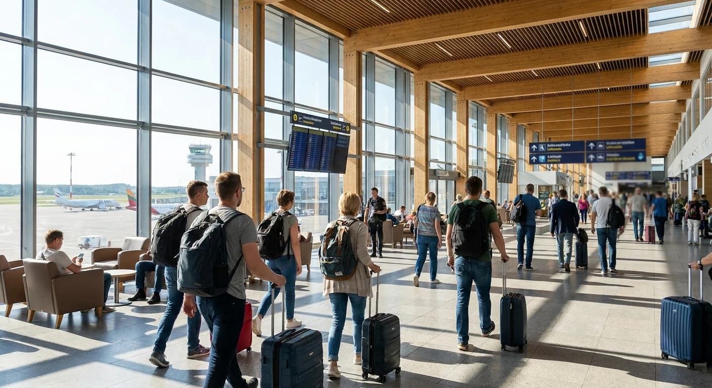 Terminal at Vilnius International Airport