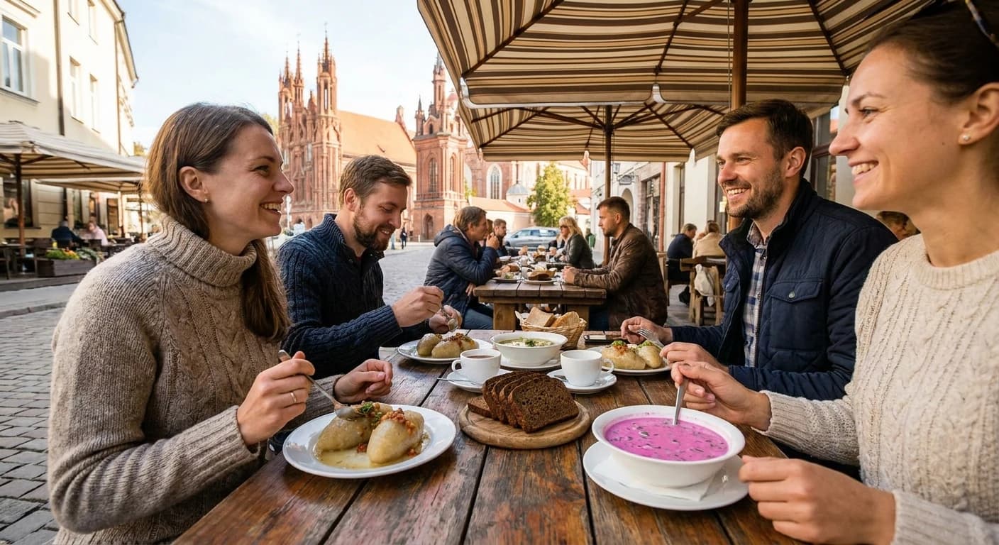 Lithuanian cuisine and dining experiences in Vilnius