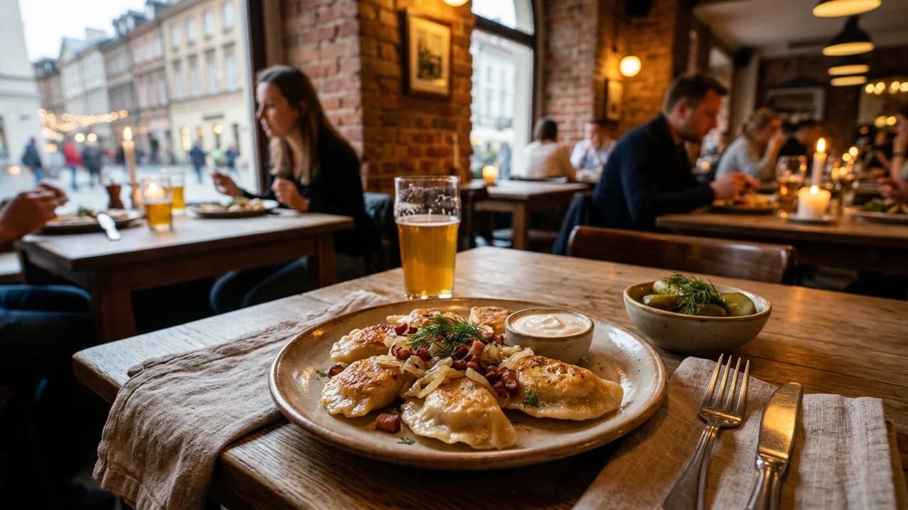 Authentic local cuisine dining experience in Warsaw