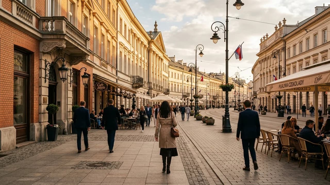Premium shopping and leisure district in Warsaw