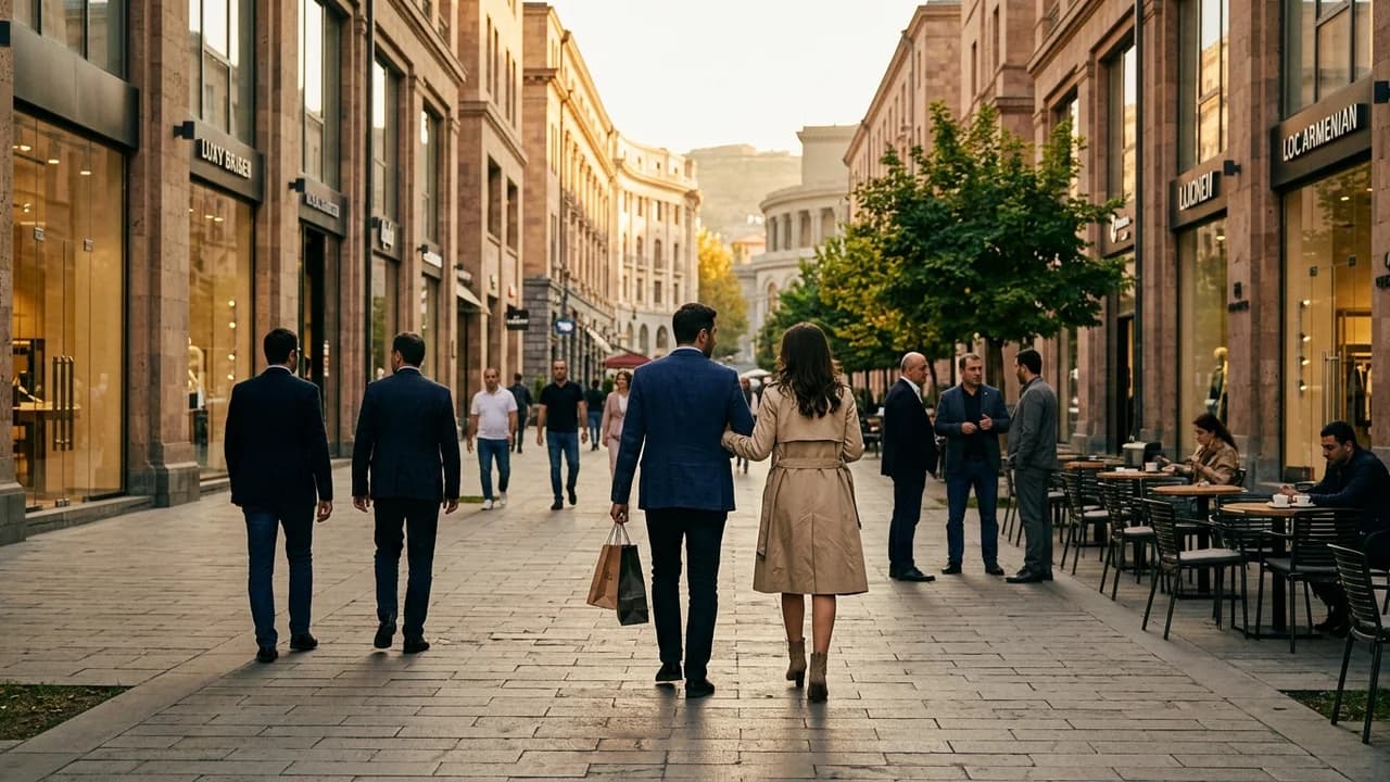 Premium shopping and leisure district in Yerevan