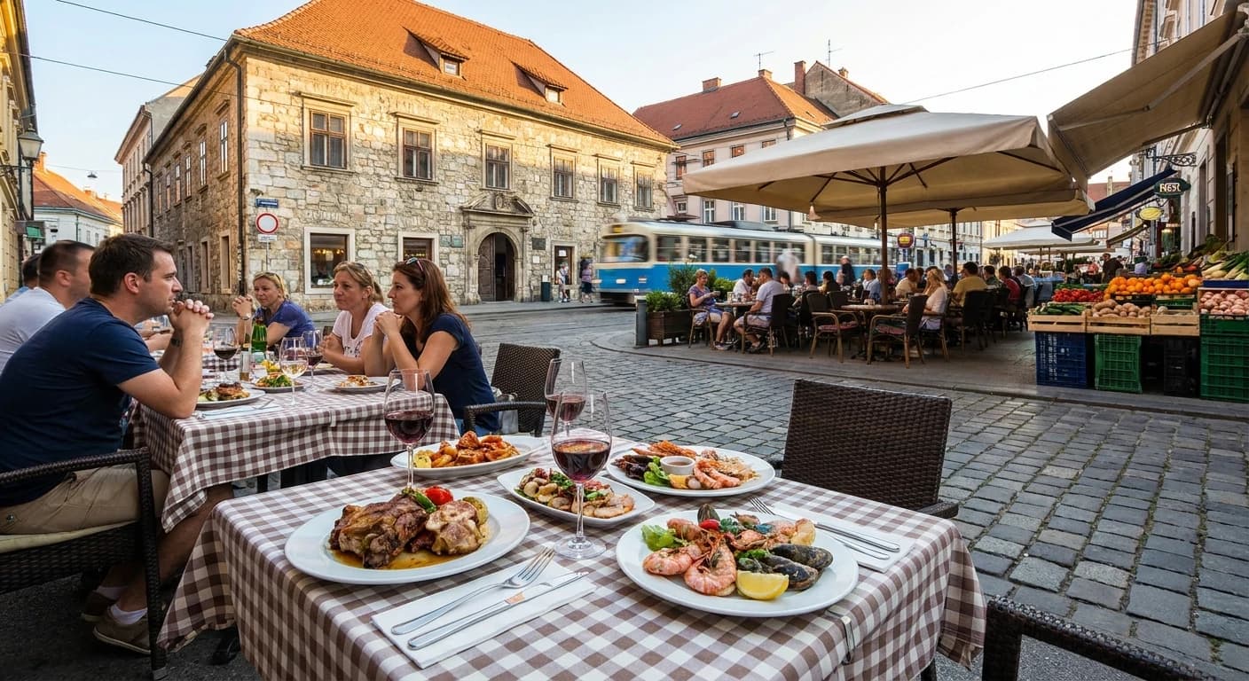 Croatian culinary experiences and dining in Zagreb