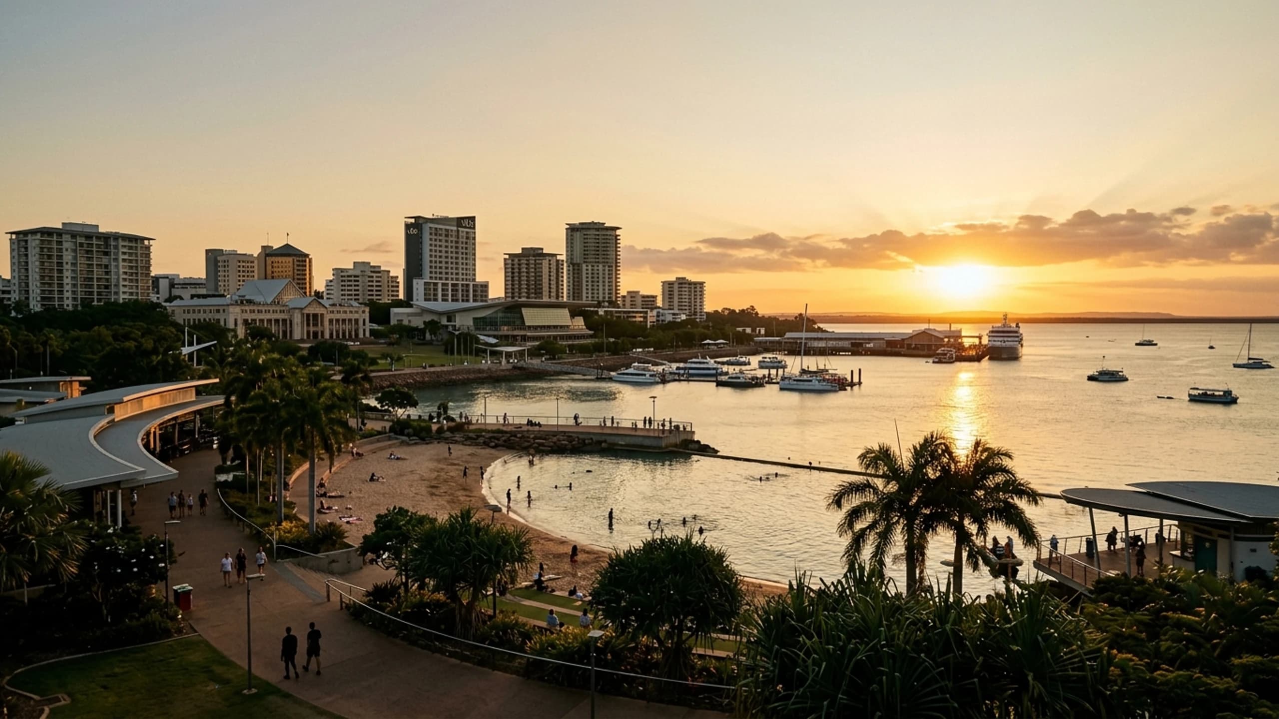 Business Class to Darwin