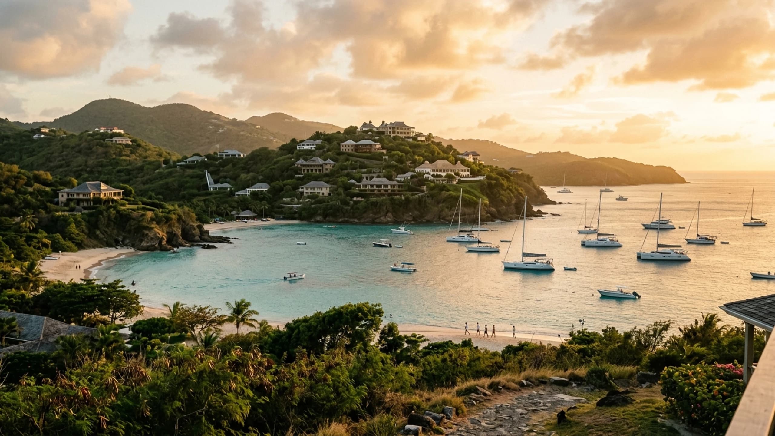 Business Class to Mustique