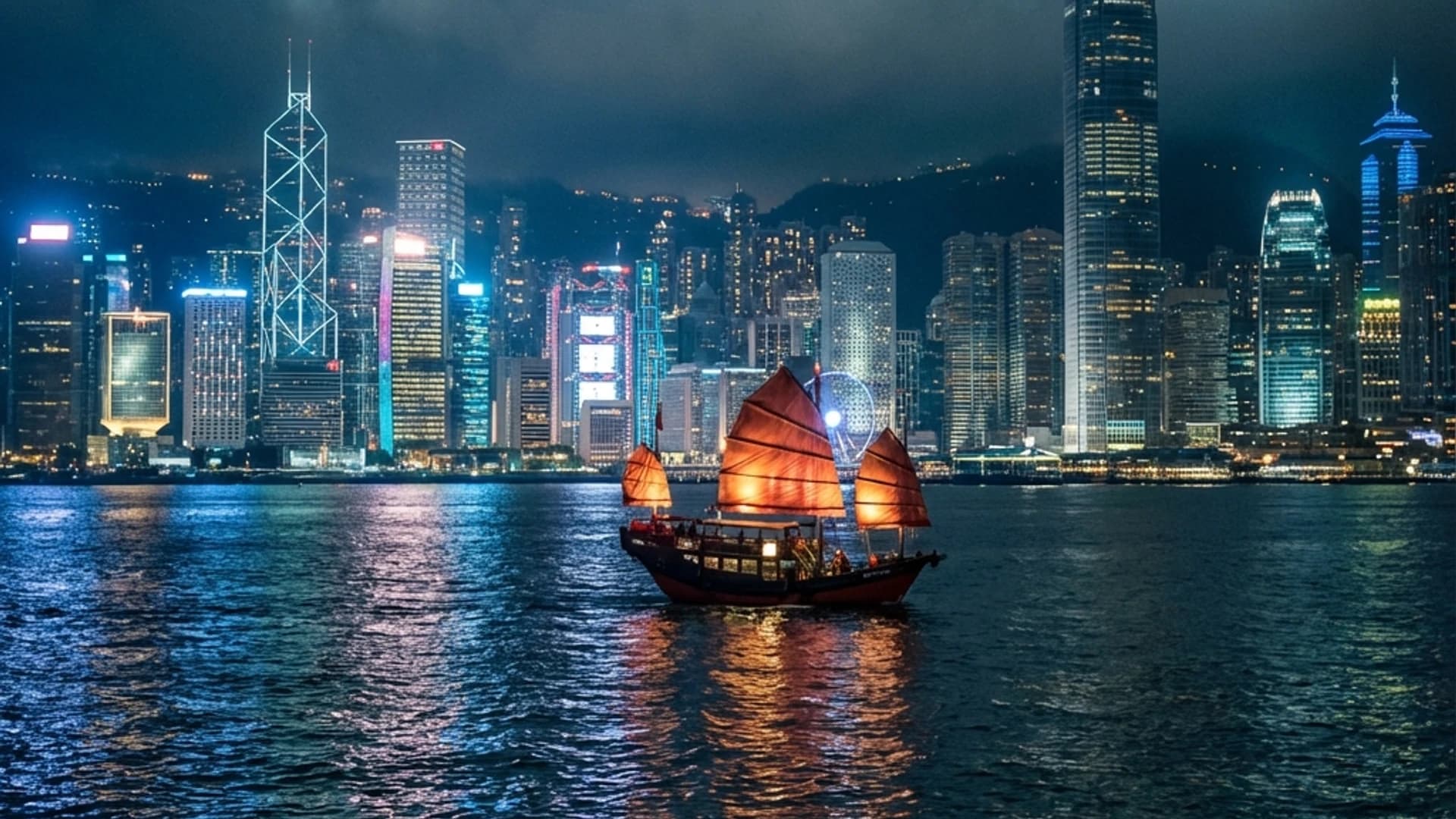 Hong Kong background