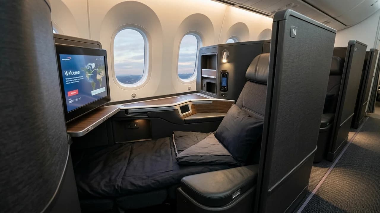 Single window business class suite with high privacy shell