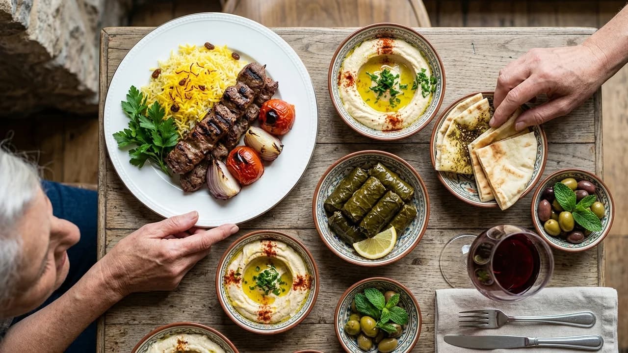 Premium Arabic business class dining