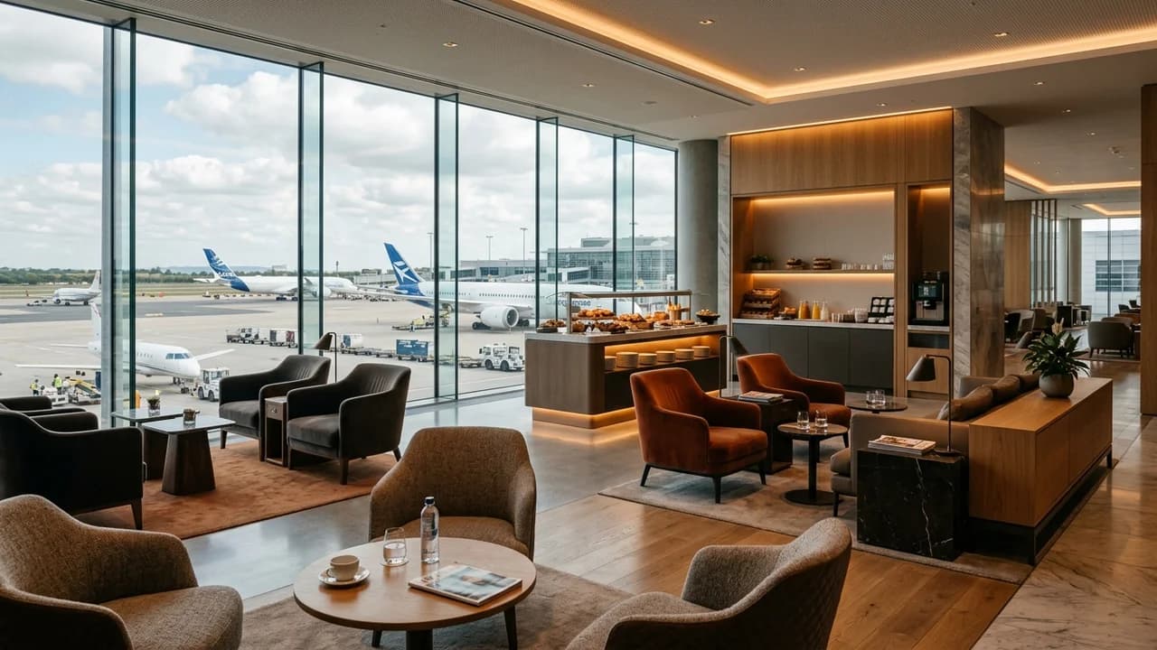 TAP Premium Lounge at Lisbon Humberto Delgado Airport