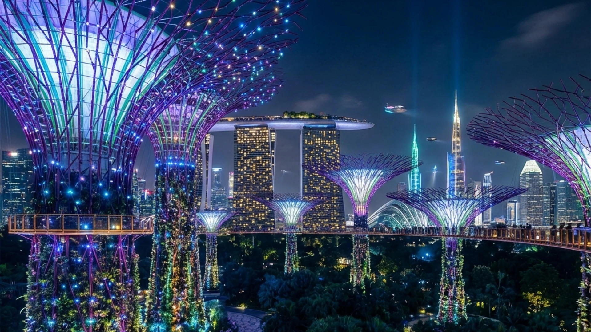 Singapore background