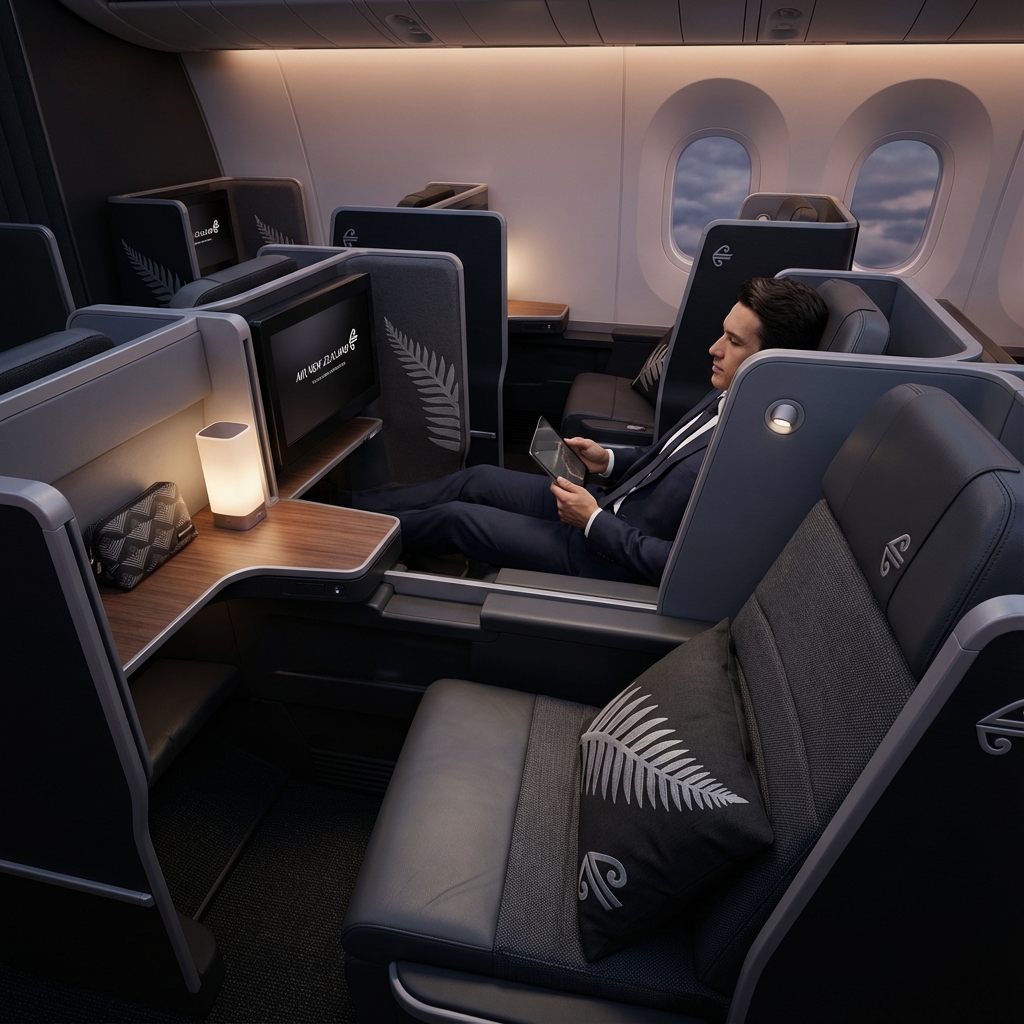 Air New Zealand Business Premier cabin