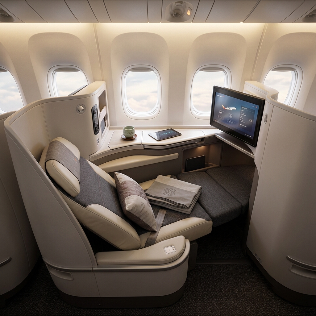 Asiana Airlines Business Smartium cabin