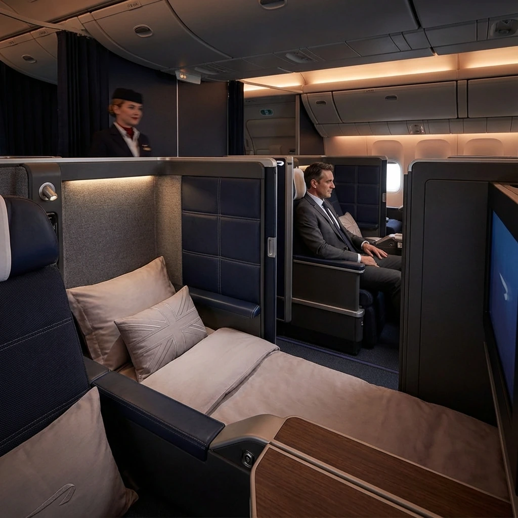 British Airways Club Suite cabin
