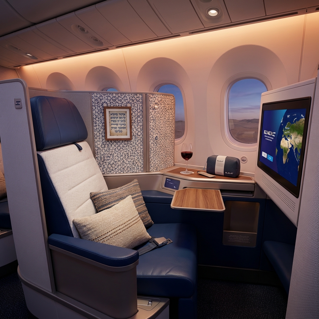 El Al Business Class cabin