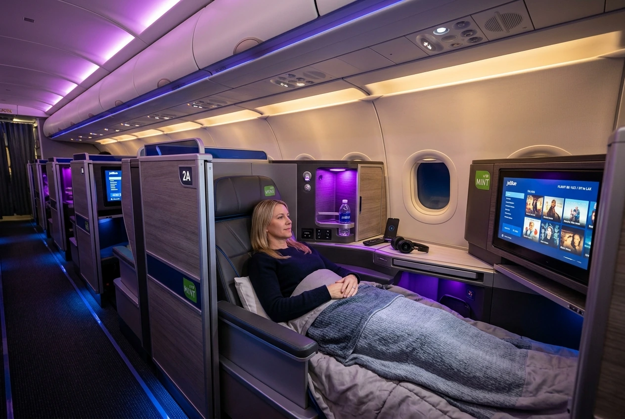 JetBlue Mint cabin