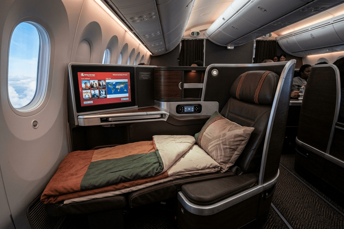 Kenya Airways Premier World cabin
