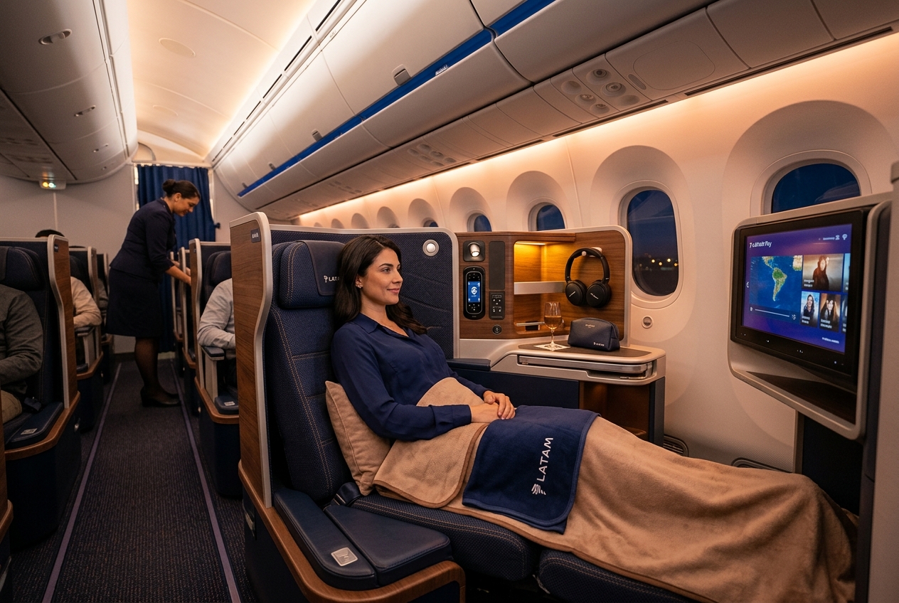 LATAM Airlines LATAM Business cabin