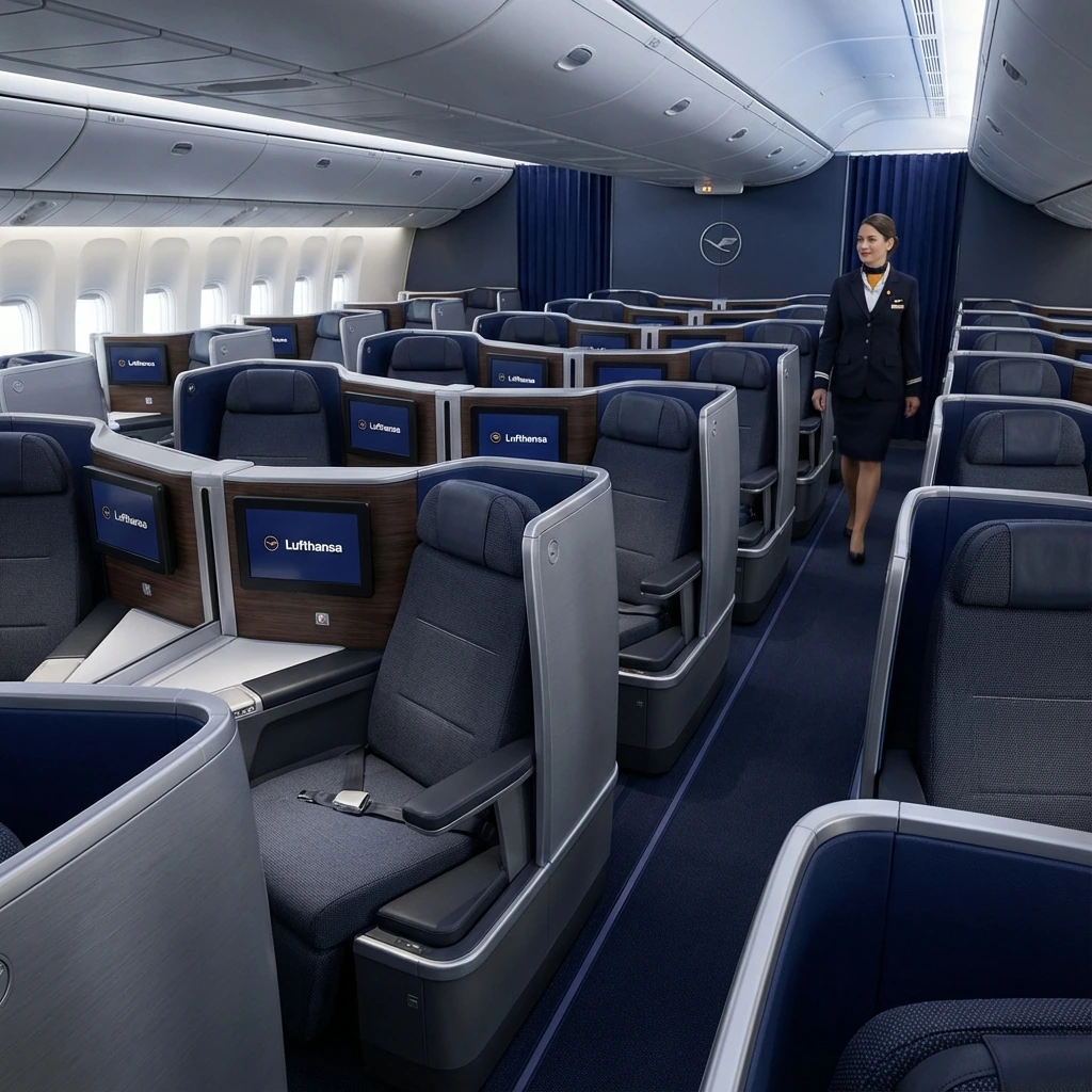 Lufthansa Allegris Business cabin