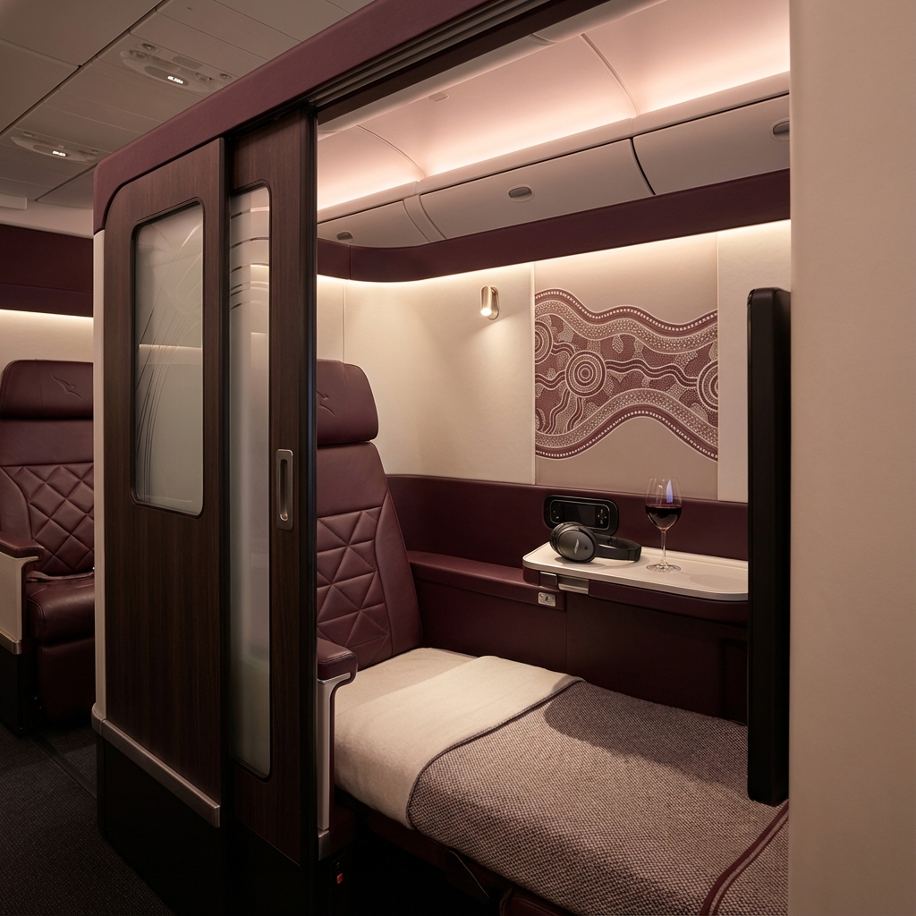 Qantas Qantas Business Suite cabin