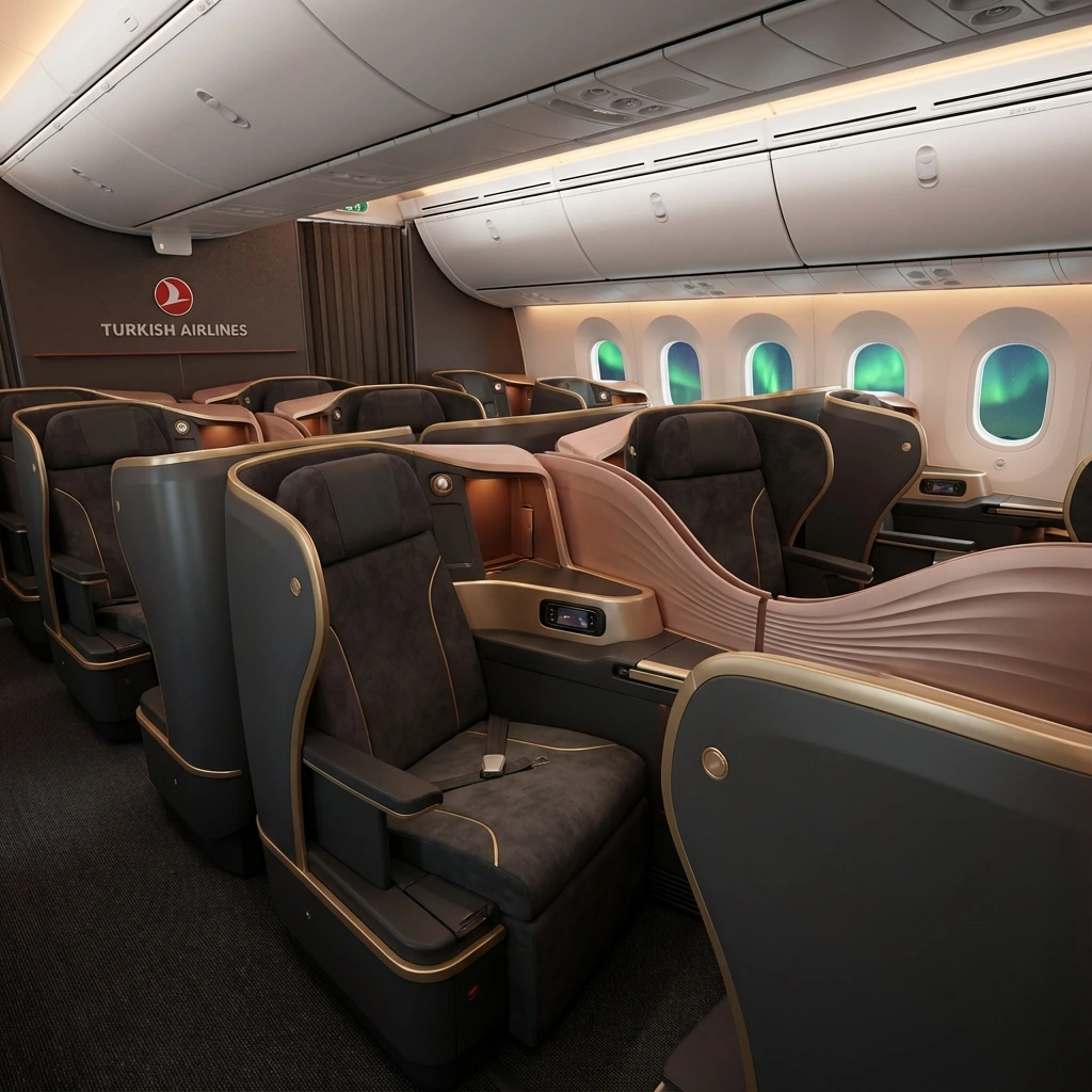 Turkish Airlines Turkish Business cabin