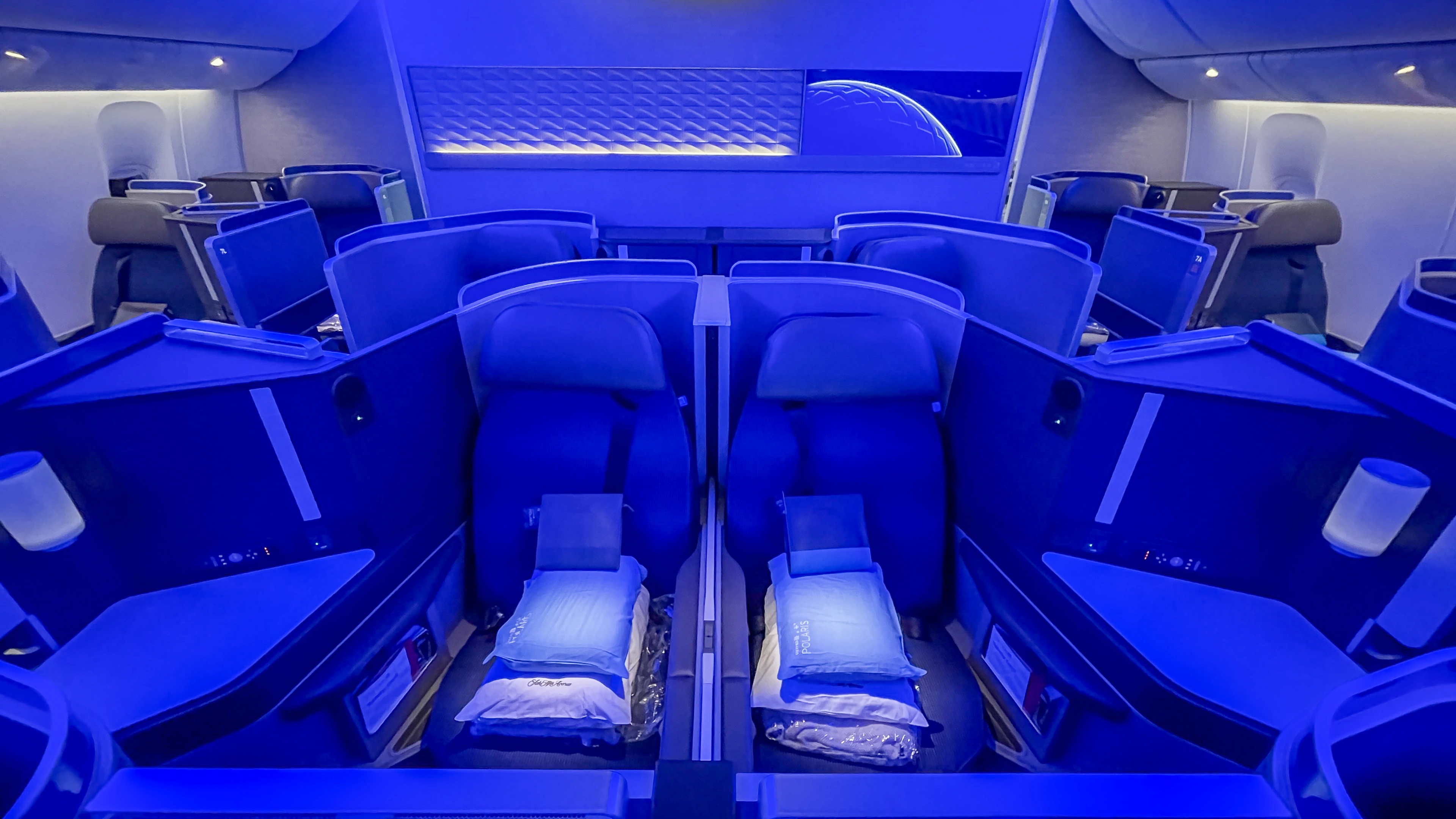 United Airlines United Polaris cabin