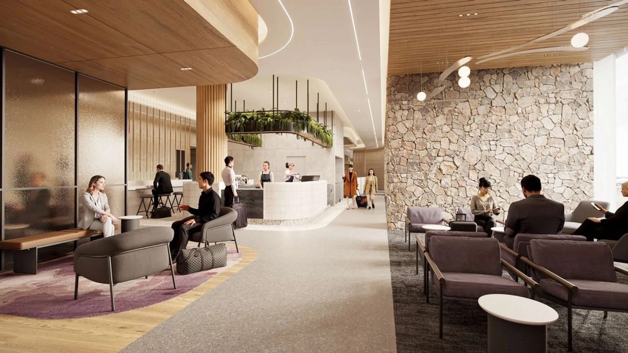 Air New Zealand Business Premier business class airport lounge — Lounge access when flying Air New Zealand