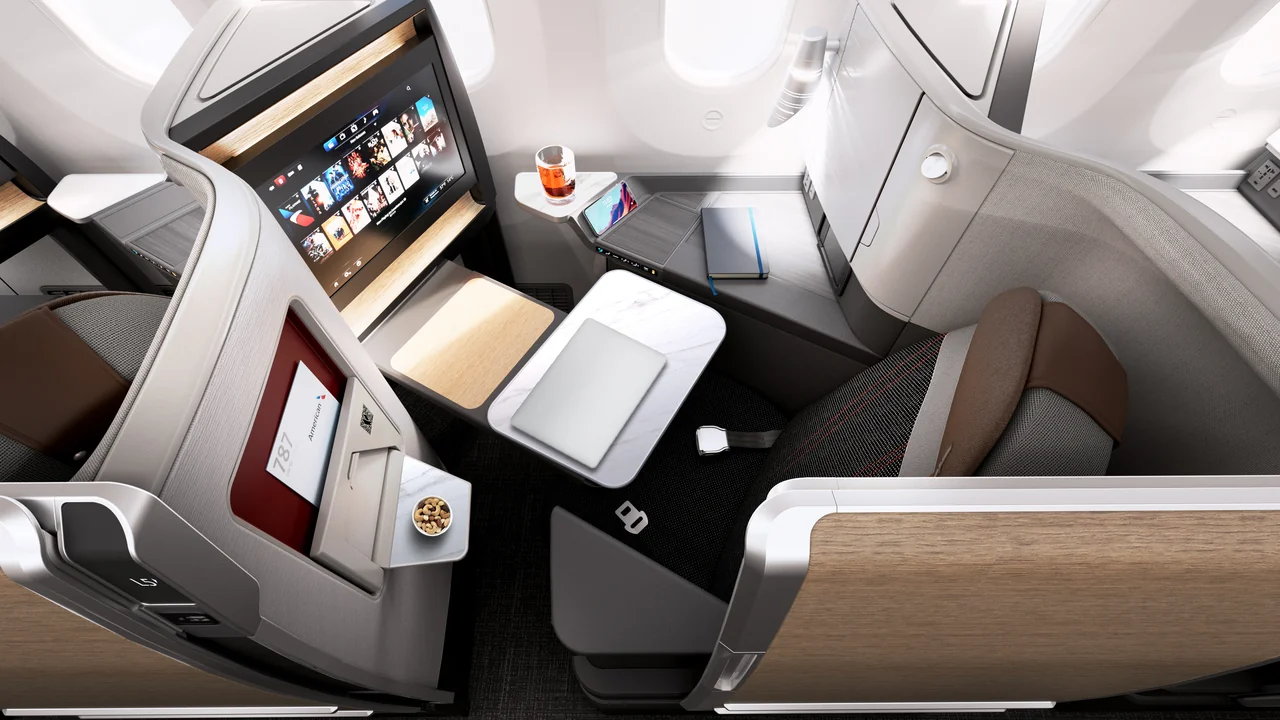 American Airlines Flagship Business business class cabin details