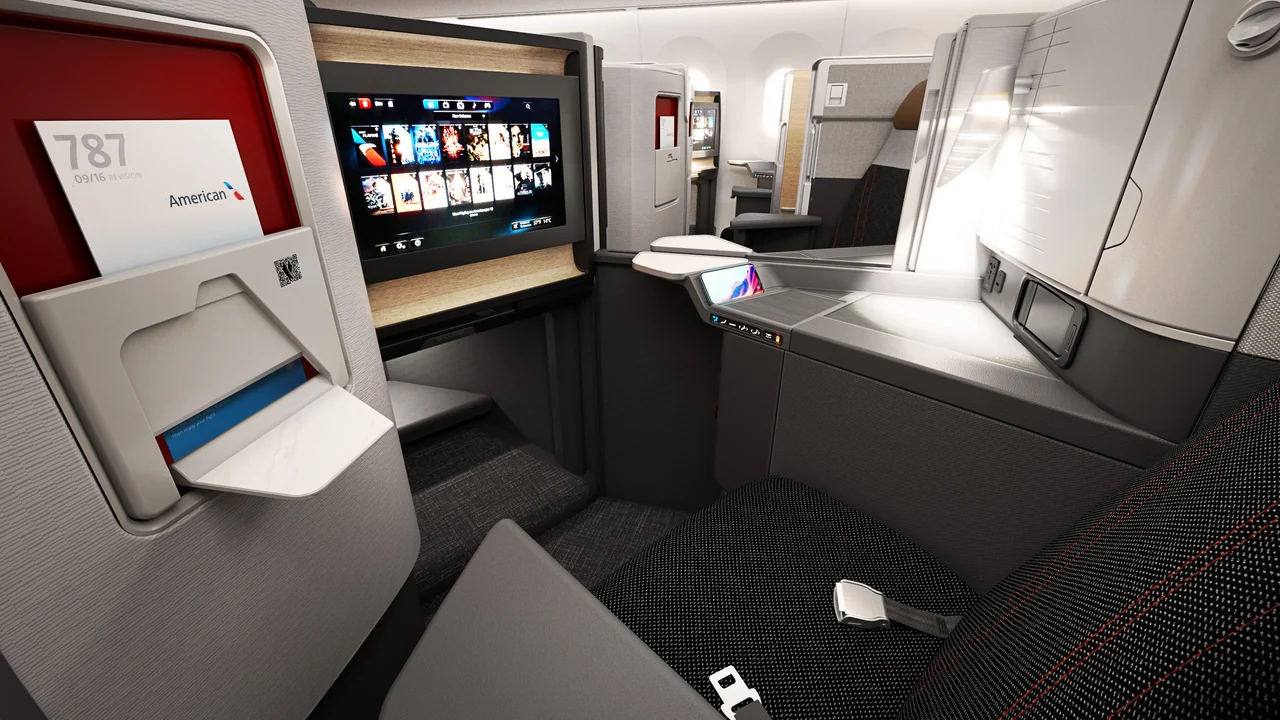 American Airlines Flagship Business business class seat