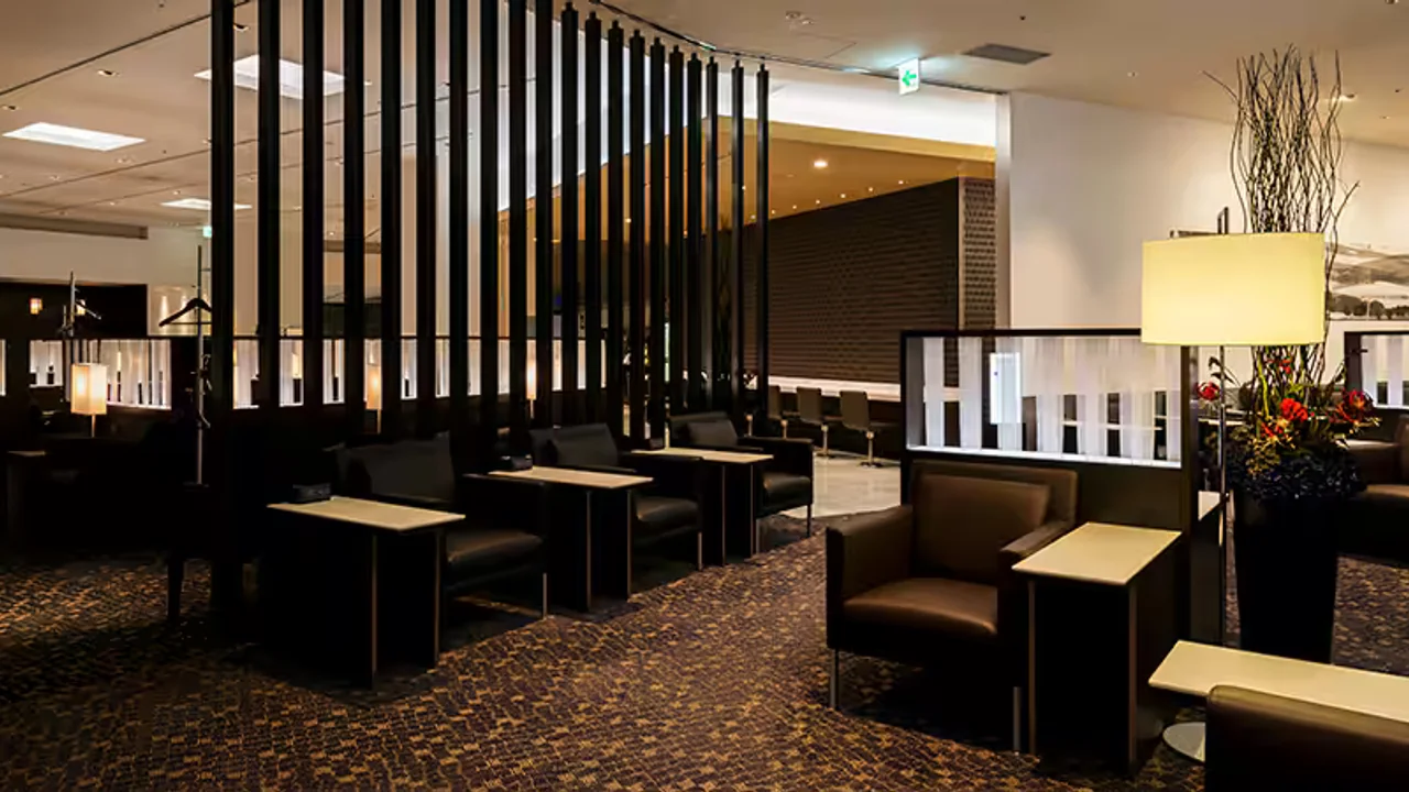 ANA The Room business class airport lounge — Lounge access when flying ANA