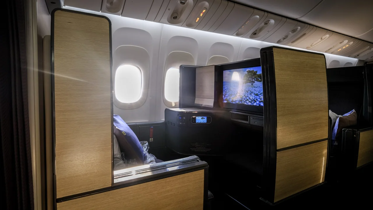 ANA The Room business class seat and cabin — Los Angeles to Tokyo