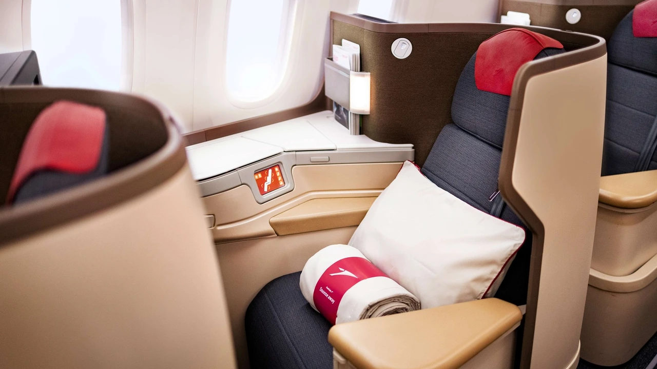 Austrian Airlines Business Class business class cabin details