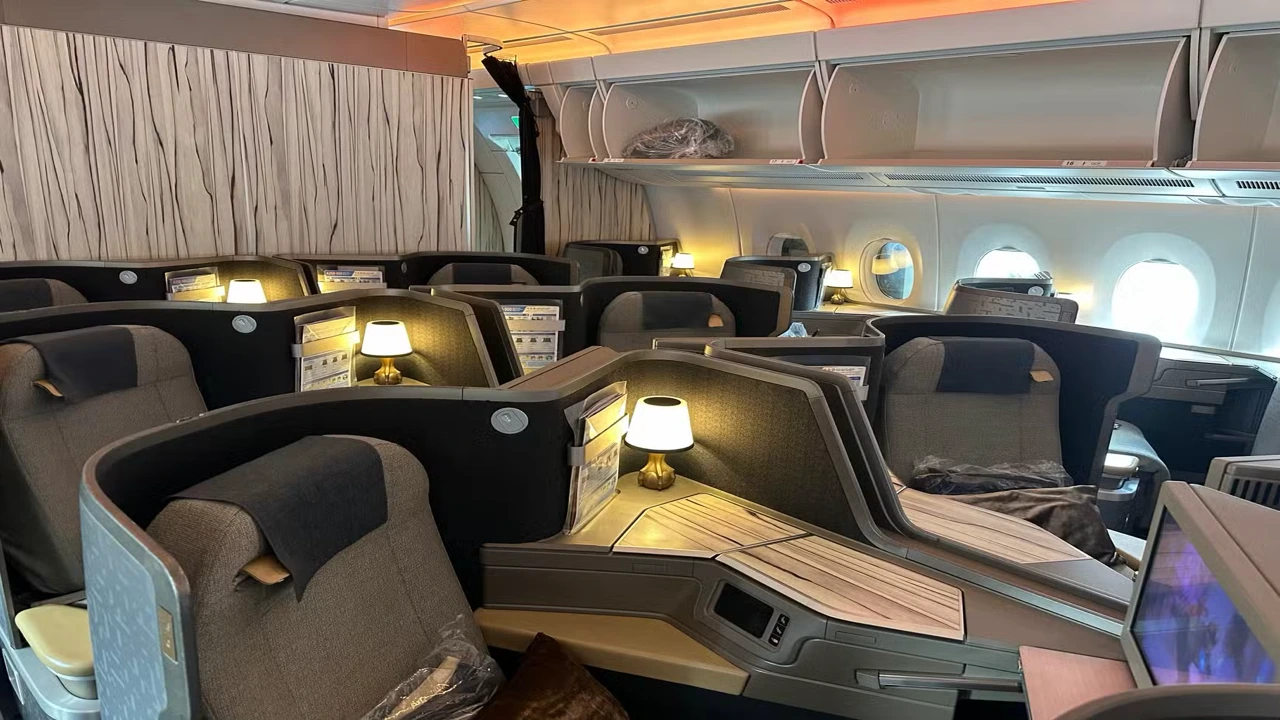 China Airlines Business Class business class cabin details