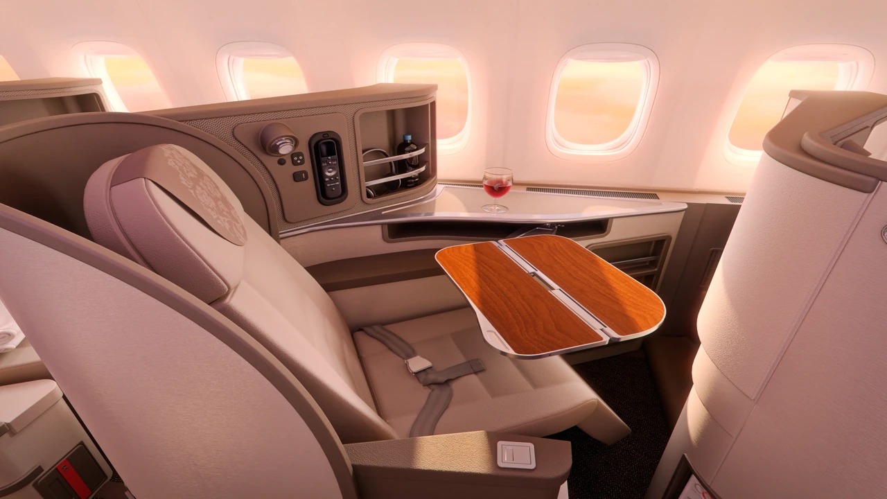 China Eastern Airlines Business Class business class seat and cabin