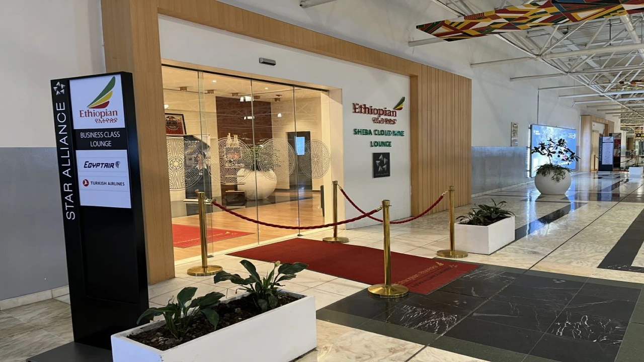 Ethiopian Airlines Business Class business class airport lounge — Lounge access when flying Ethiopian Airlines