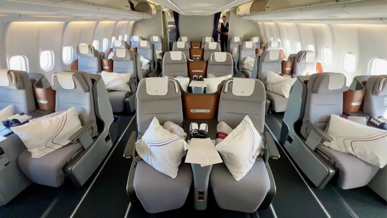 Eurowings BizClass business class cabin details