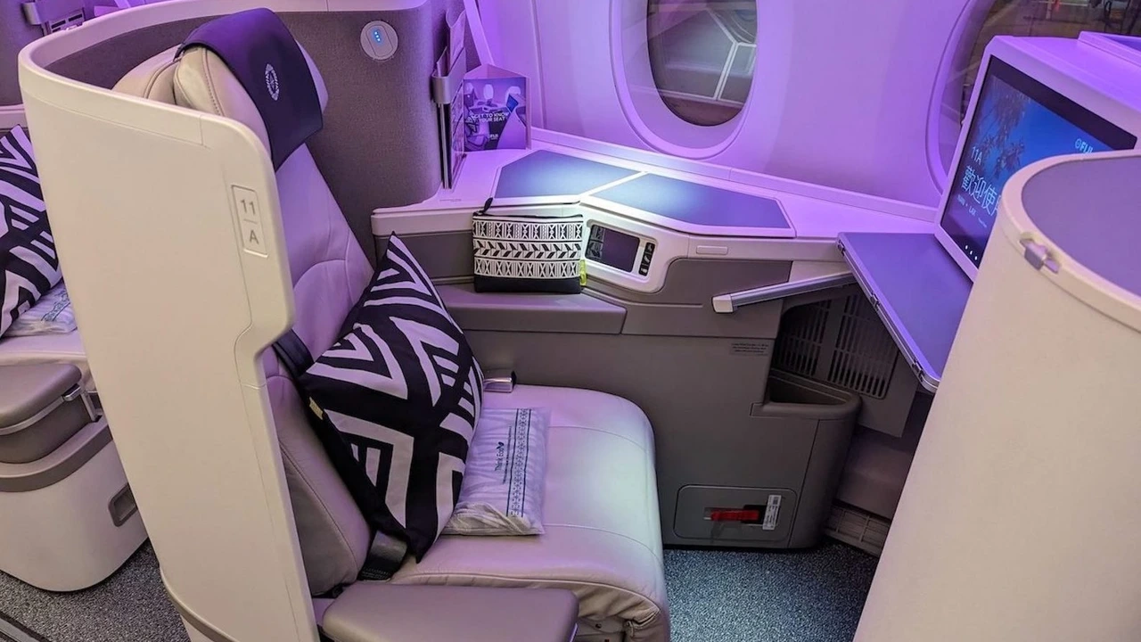 Fiji Airways Business Class business class seat and cabin