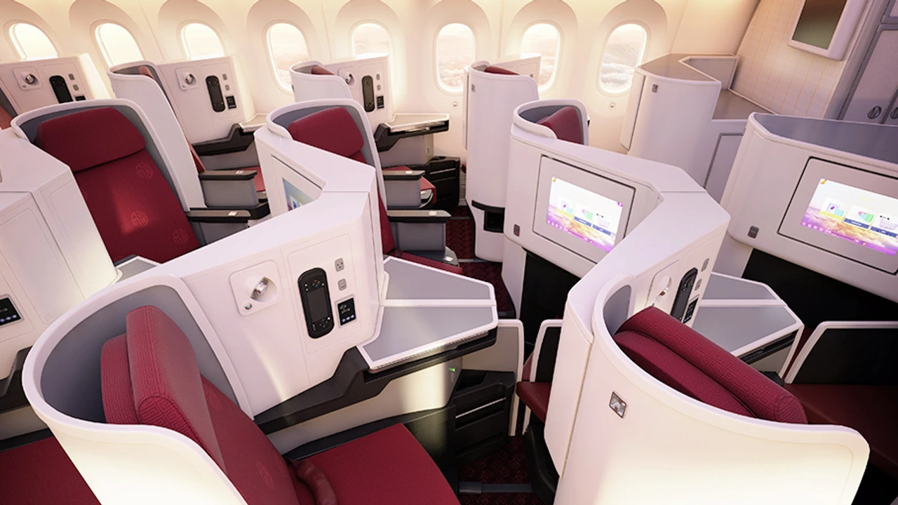 Hainan Airlines Business Class business class seat and cabin