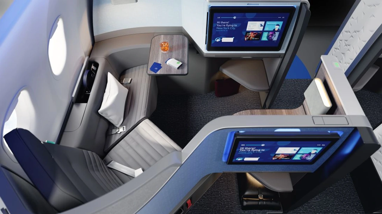 JetBlue Airways Mint business class cabin details
