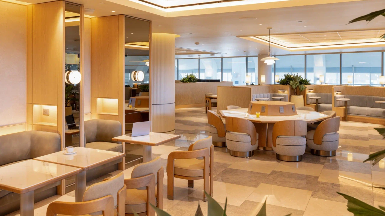 Korean Air Prestige Class business class airport lounge — Lounge access when flying Korean Air