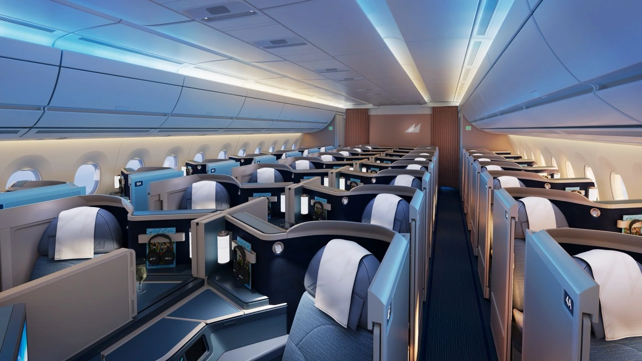 Philippine Airlines Business Class business class seat and cabin