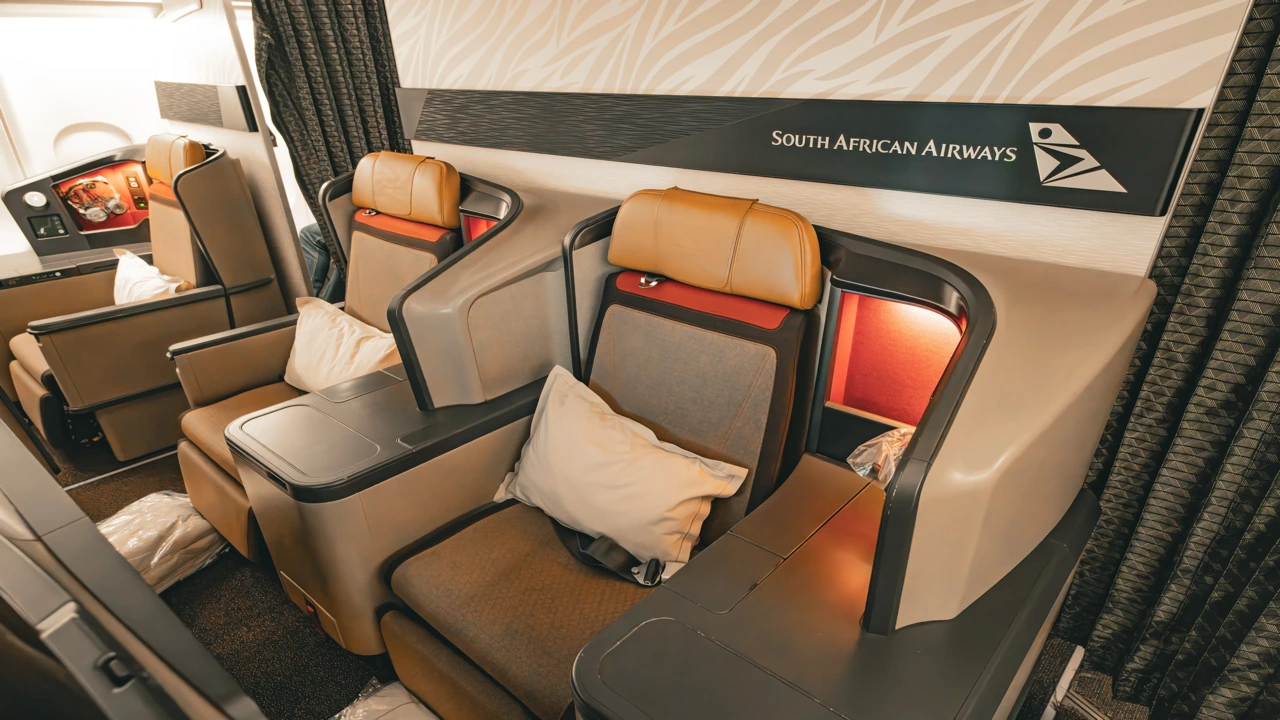 South African Airways Business Class business class cabin details