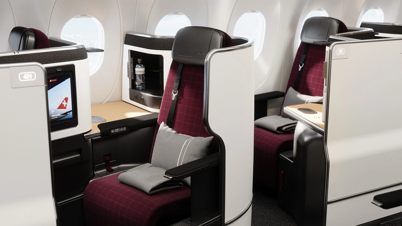 SWISS Business business class cabin details