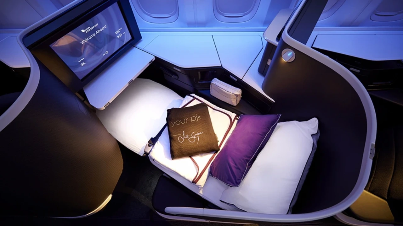 Virgin Australia The Business business class cabin details